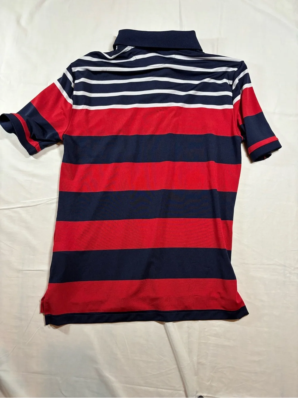 Polo Ralph Lauren Boys' Performance Golf Shirt Blue Striped, Size L (14-16)